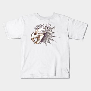 Leopard Shrine -White Kids T-Shirt